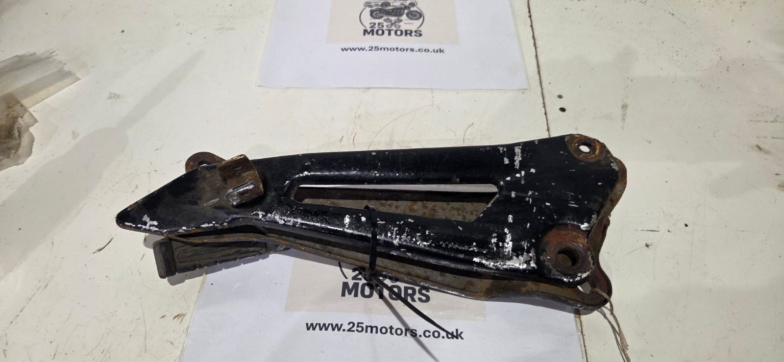 Rear foot peg hanger brackets